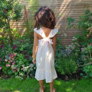 Girls Amy Pink Petal Dress