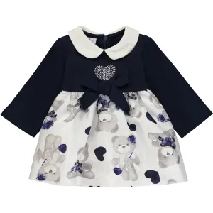 Girls Blue Jersey Dress
