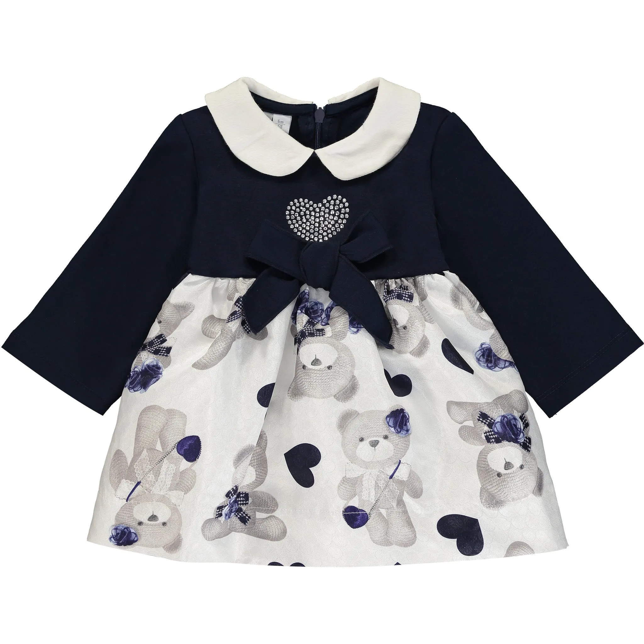 Girls Blue Jersey Dress