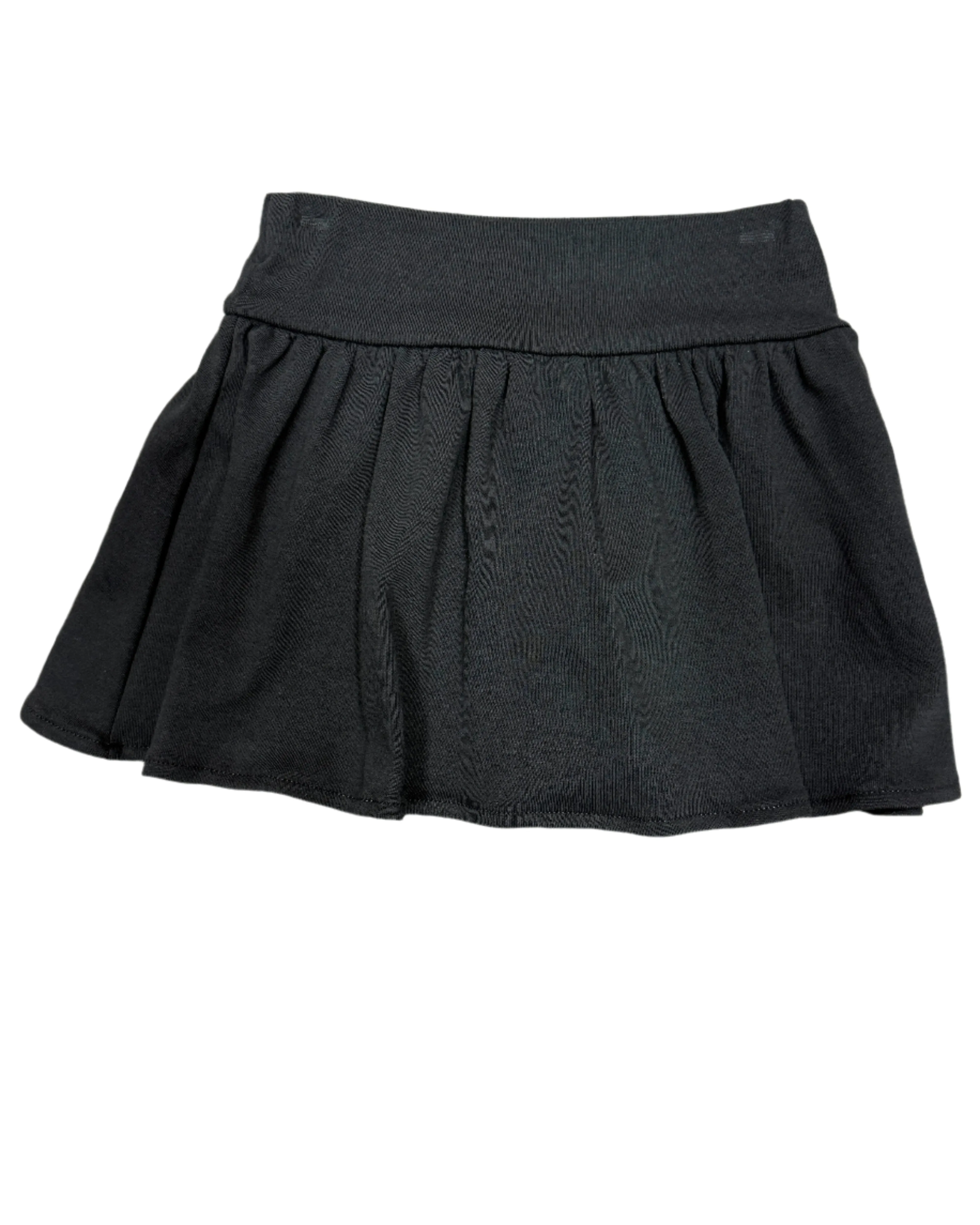 Girls Gathered Skort - Black