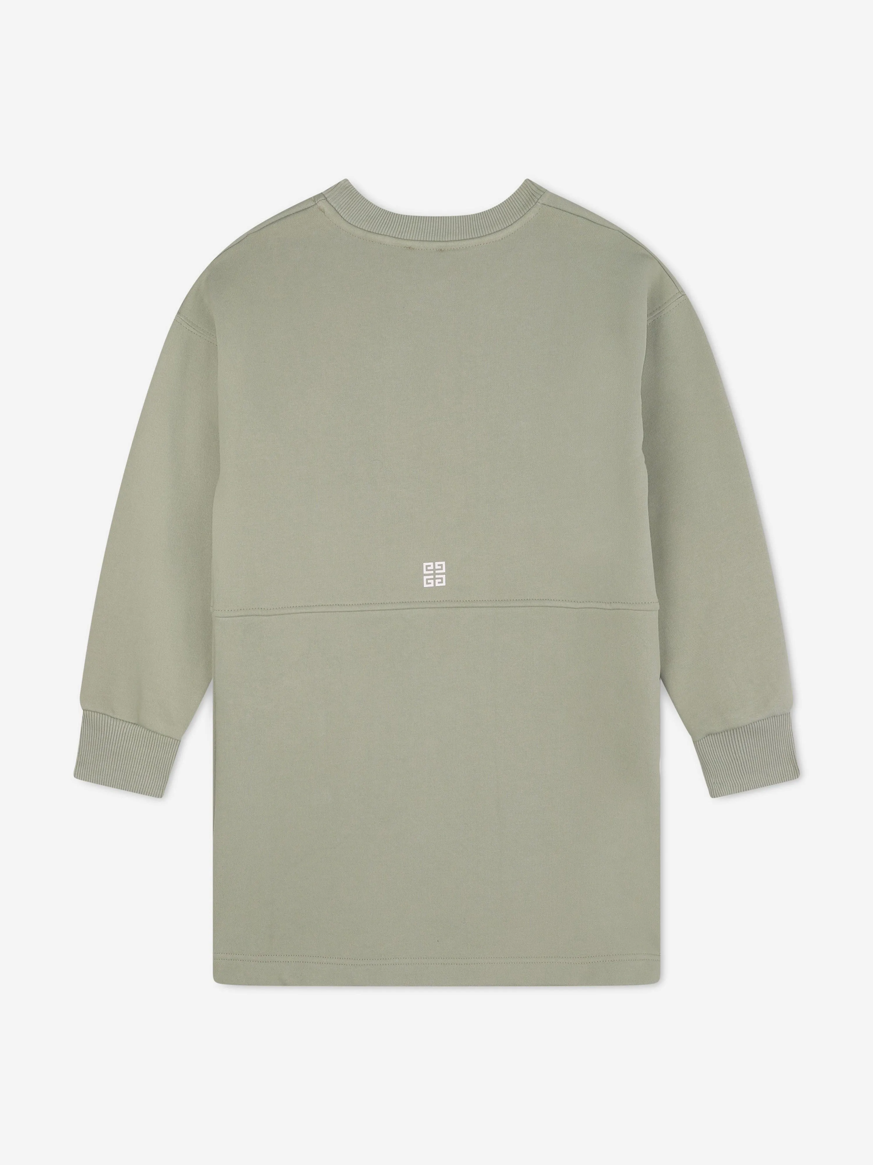 Givenchy Girls Logo Sweater Dress in Green