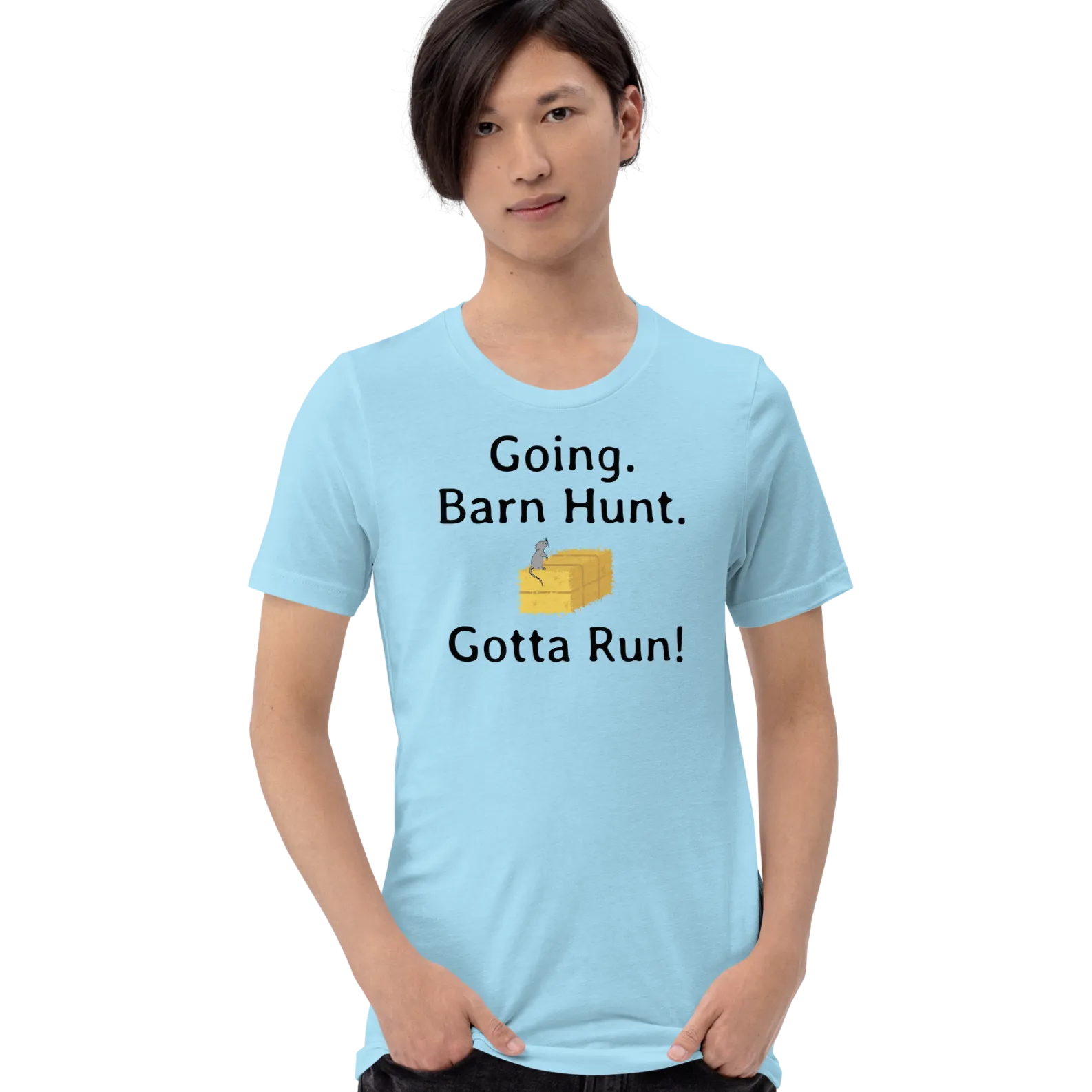 Going. Barn Hunt. Gotta Run T-Shirts - Light