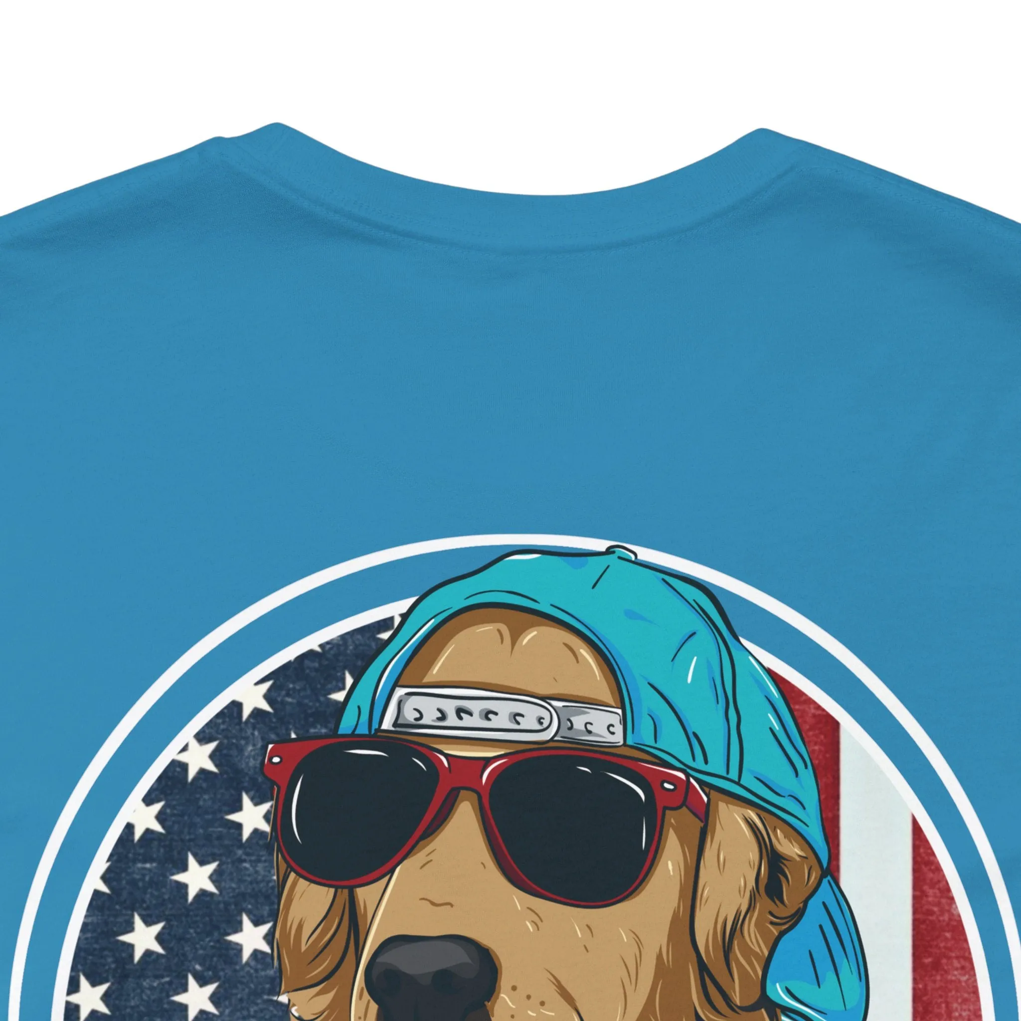 Golden Retriever "Born in the USA" Tee
