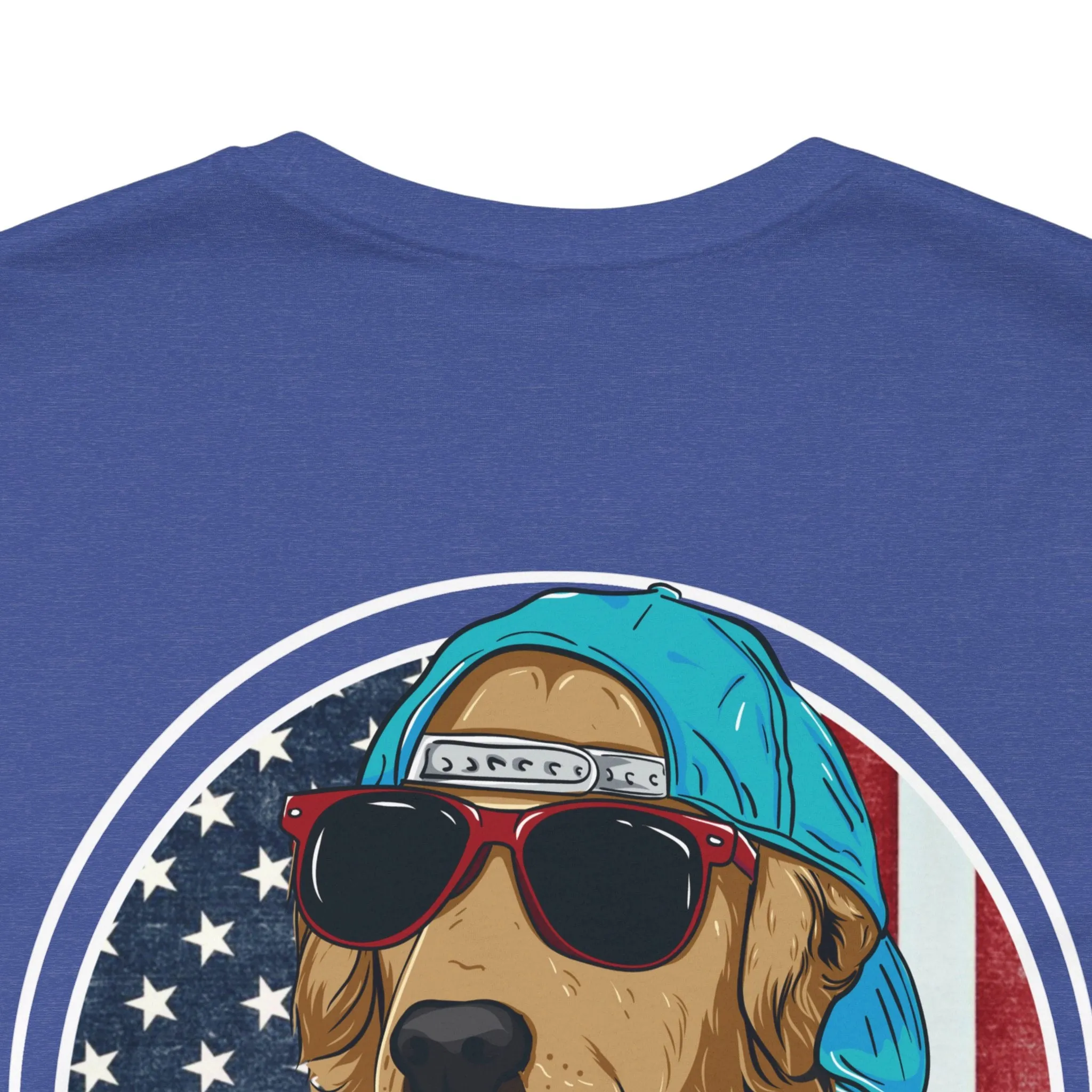 Golden Retriever "Born in the USA" Tee