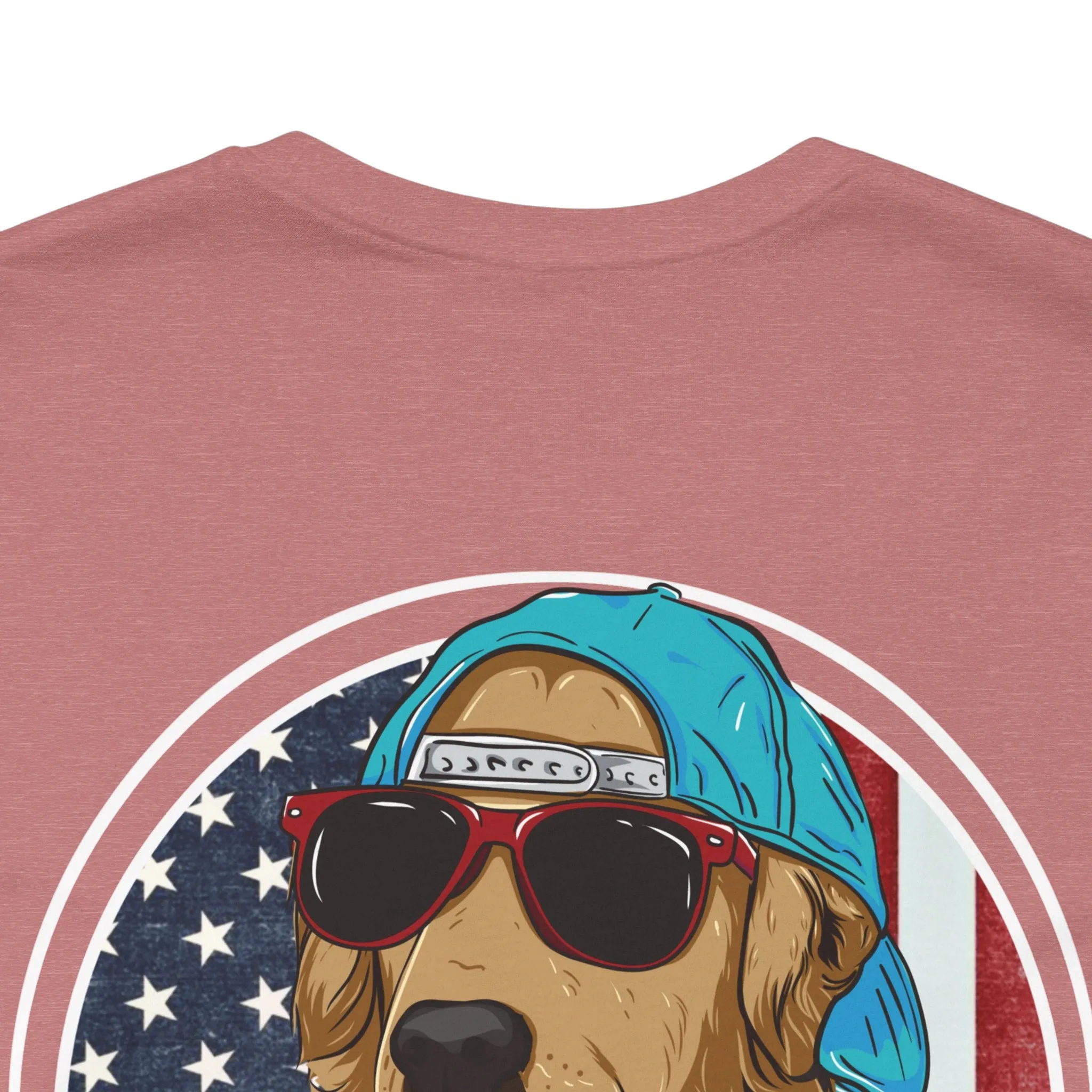Golden Retriever "Born in the USA" Tee