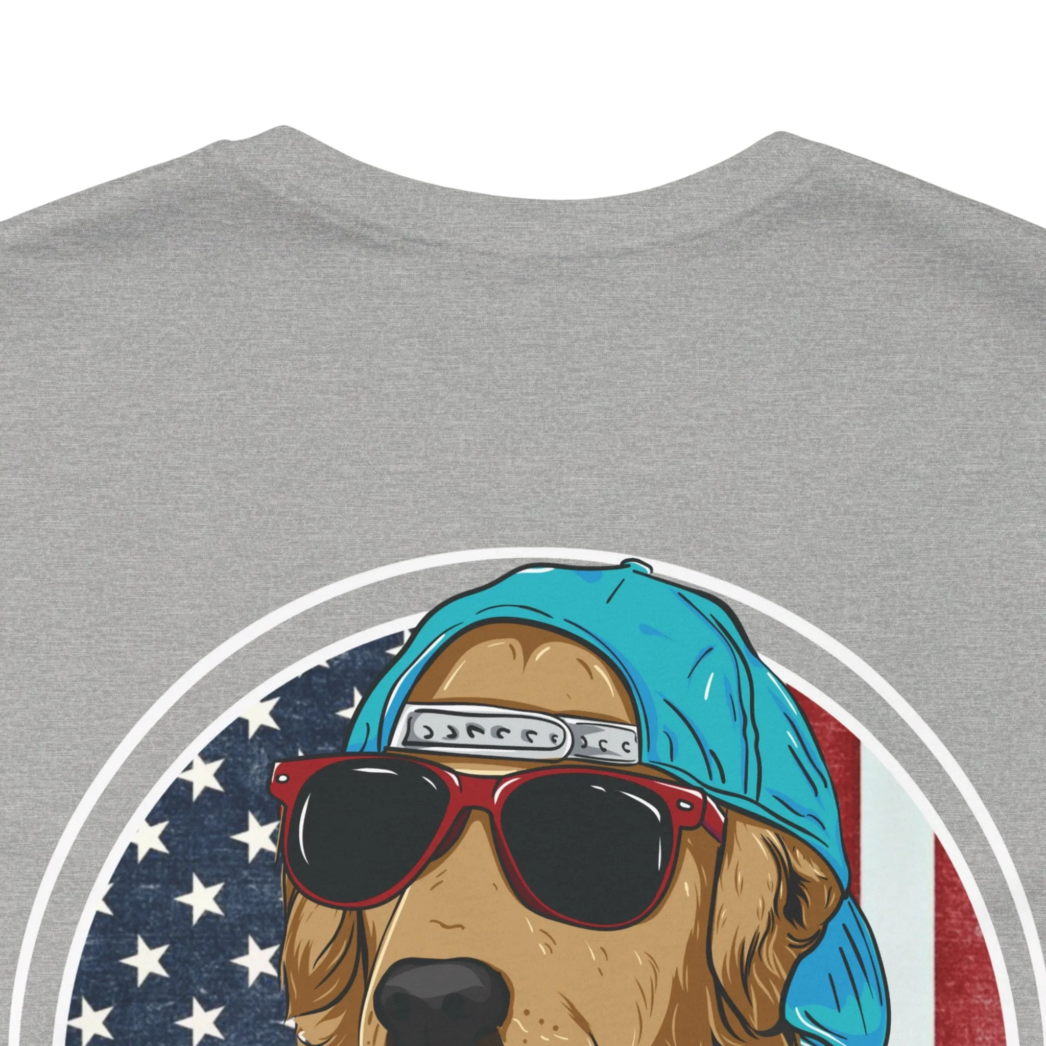 Golden Retriever "Born in the USA" Tee