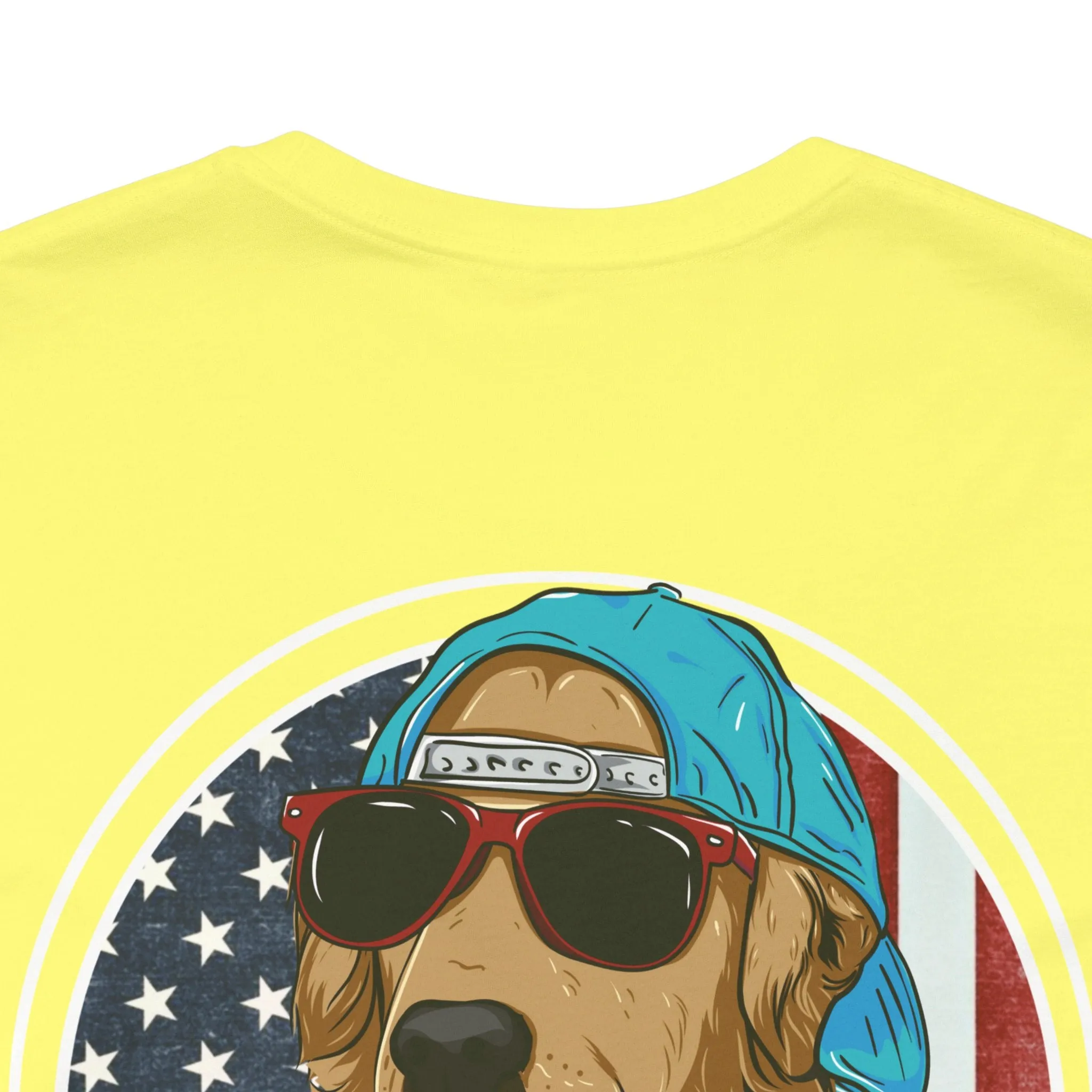 Golden Retriever "Born in the USA" Tee
