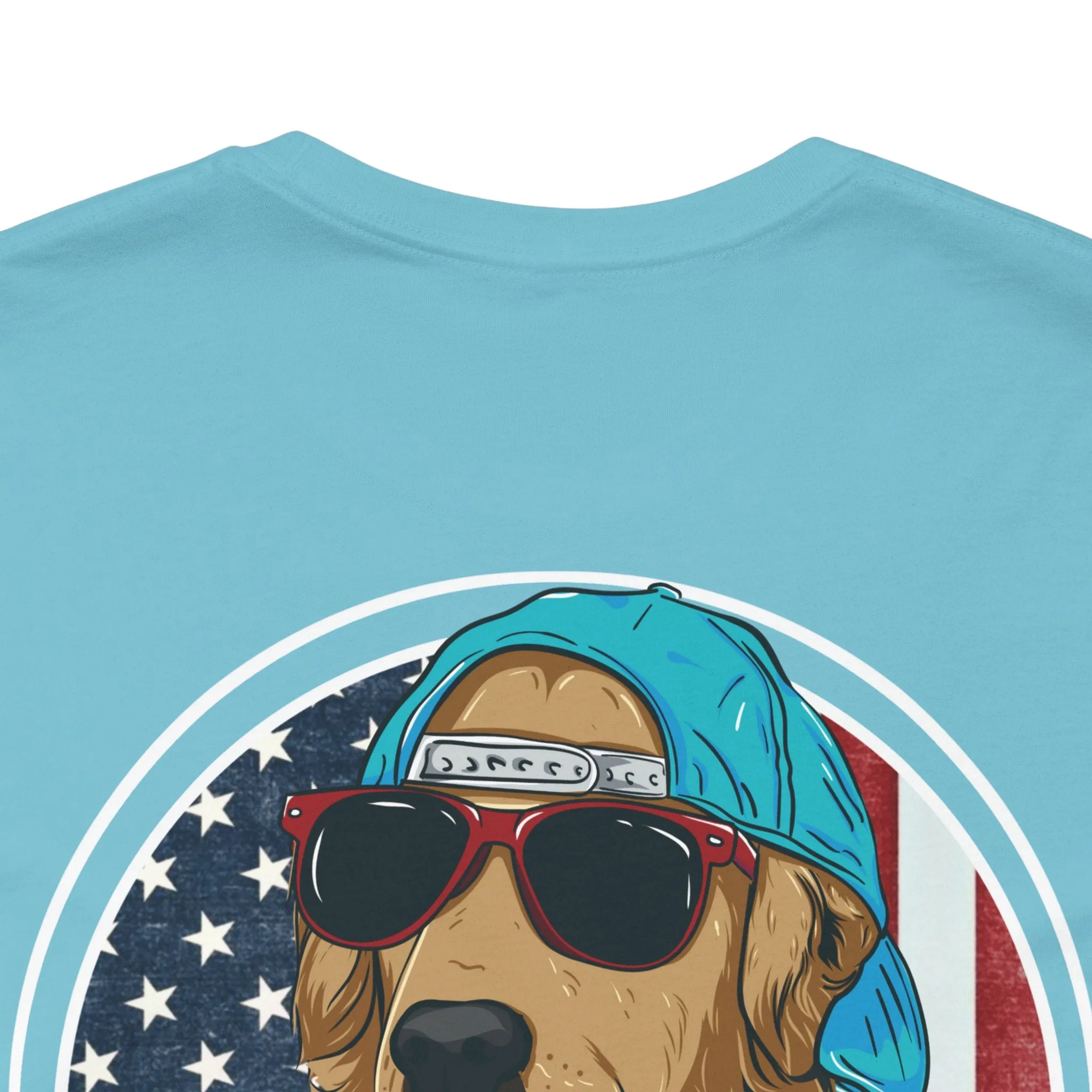 Golden Retriever "Born in the USA" Tee