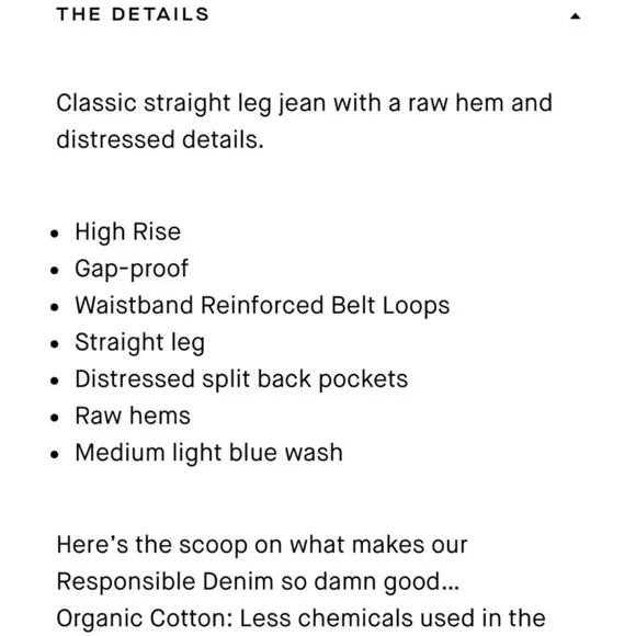 GOOD AMERICAN Good Straight Split Pocket Jeans