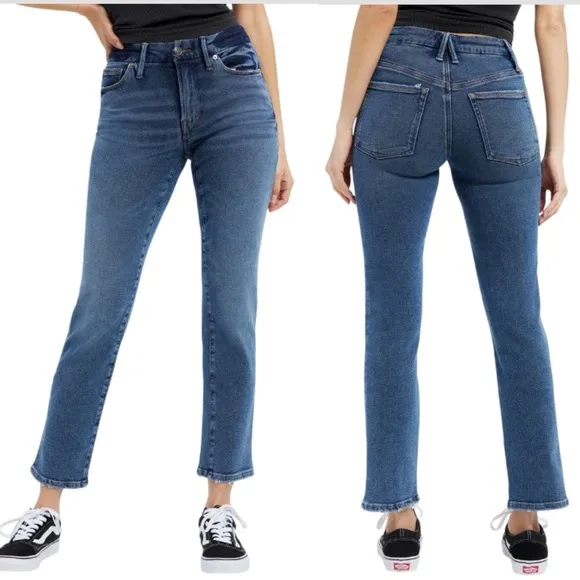 GOOD AMERICAN Straight Jeans! Retail $129
