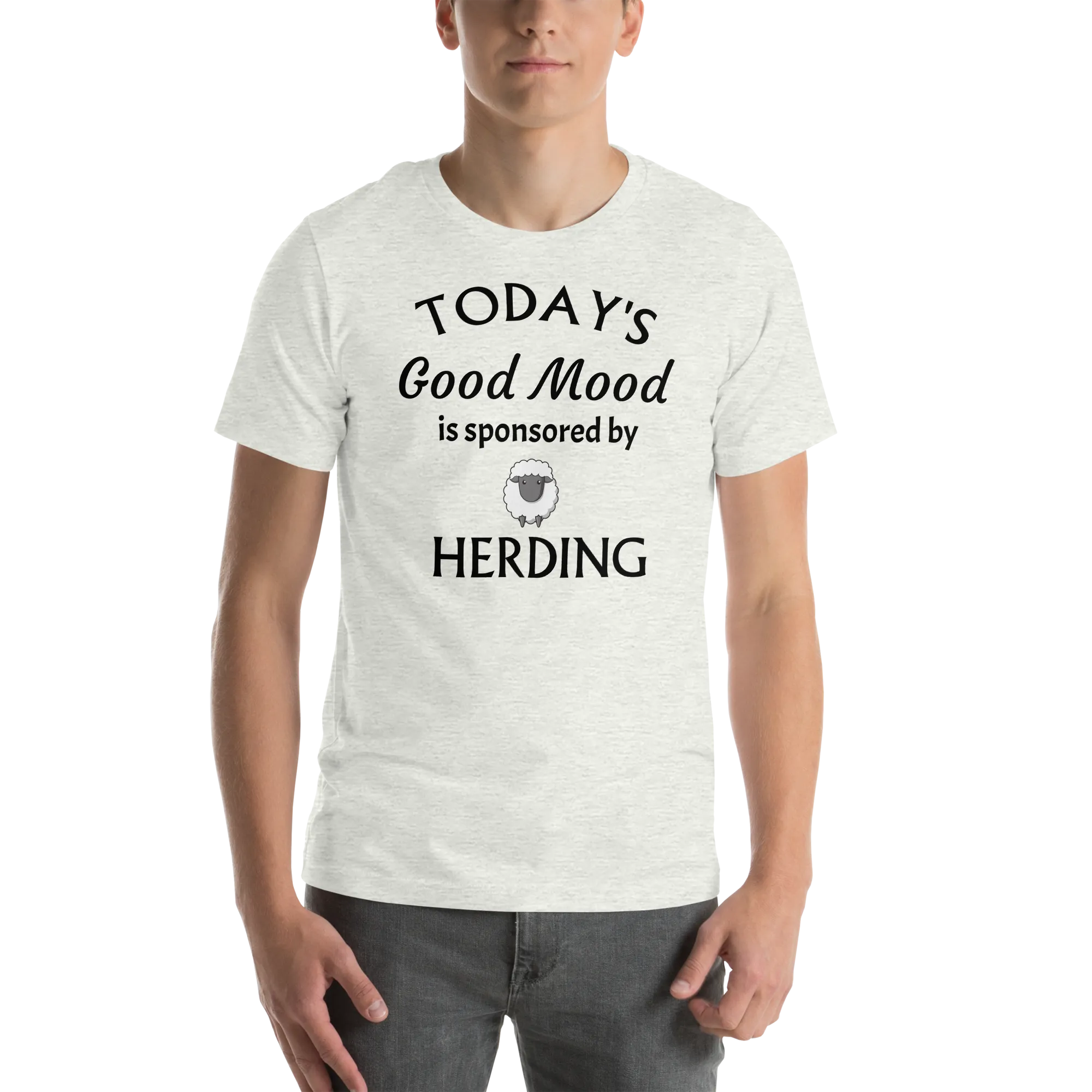 Good Mood by Sheep Herding T-Shirts - Light
