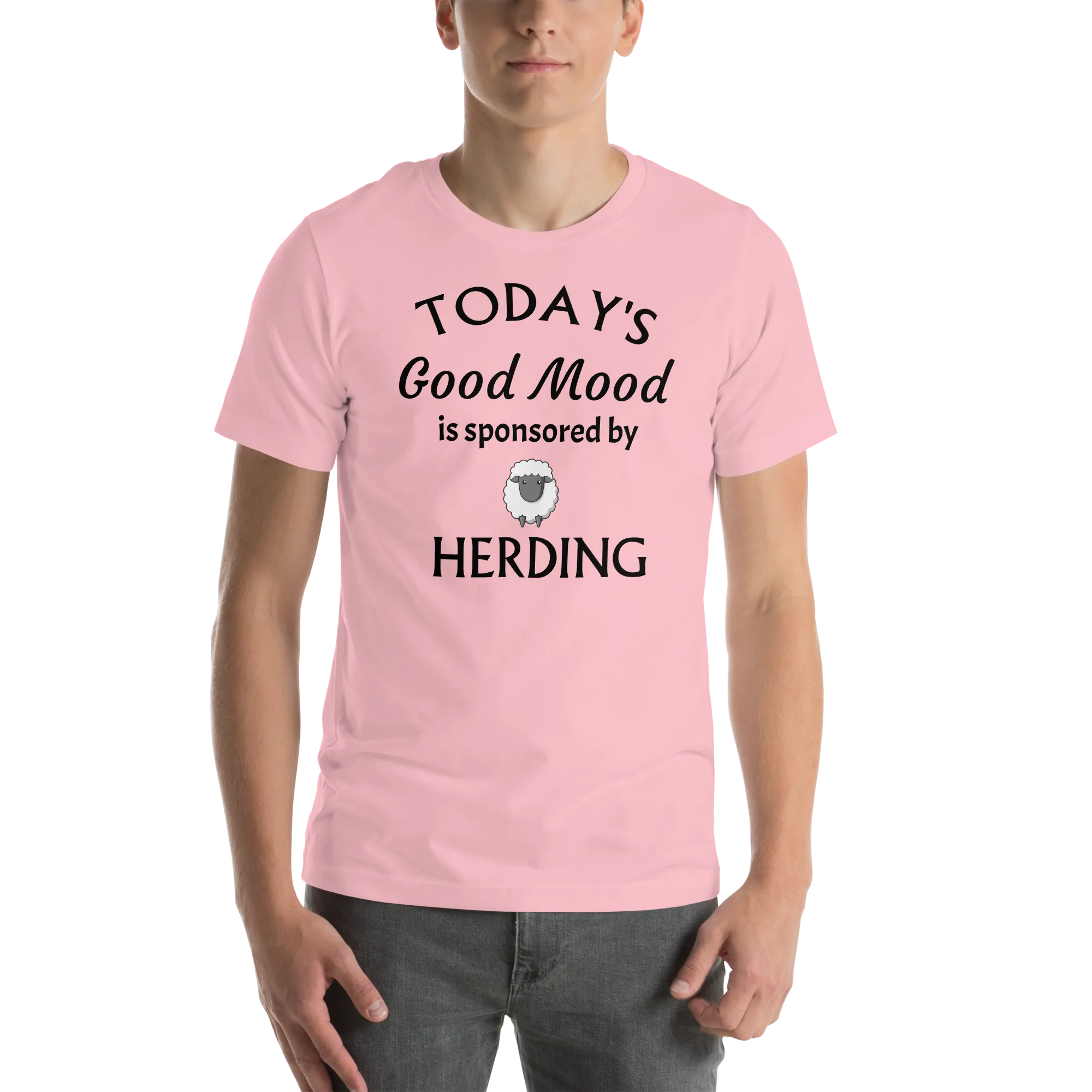 Good Mood by Sheep Herding T-Shirts - Light
