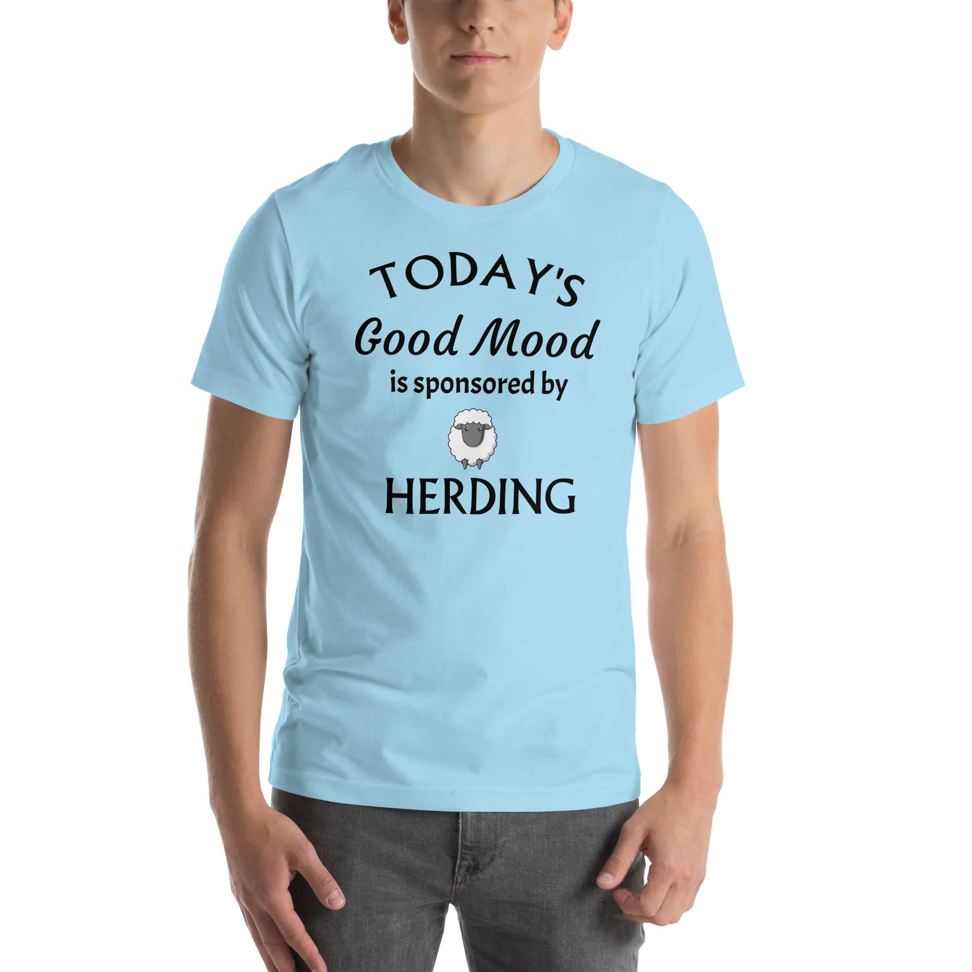 Good Mood by Sheep Herding T-Shirts - Light