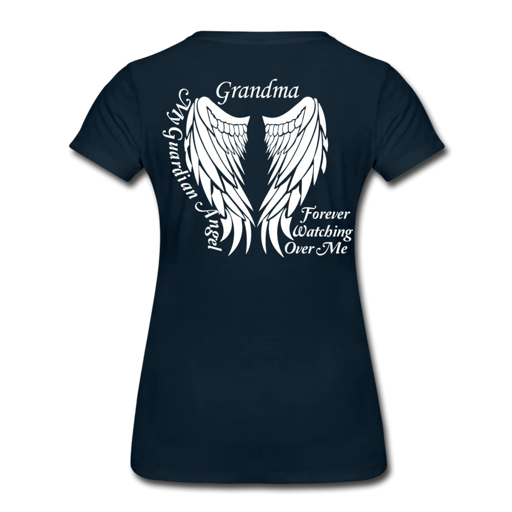 Grandma Guardian Angel Women’s Premium T-Shirt (CK3566)