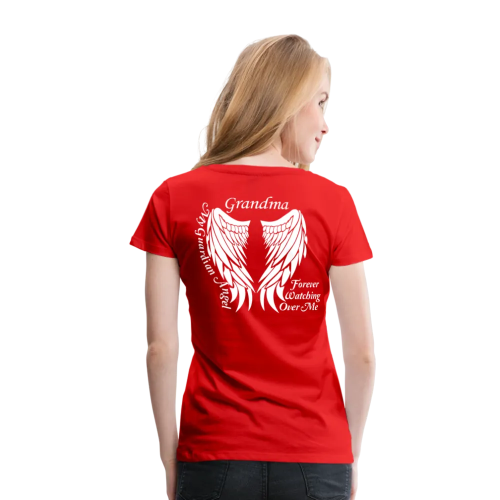 Grandma Guardian Angel Women’s Premium T-Shirt (CK3566)