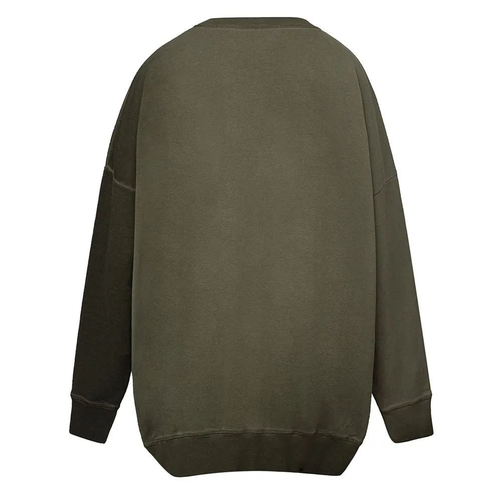 Green Cotton Sweater