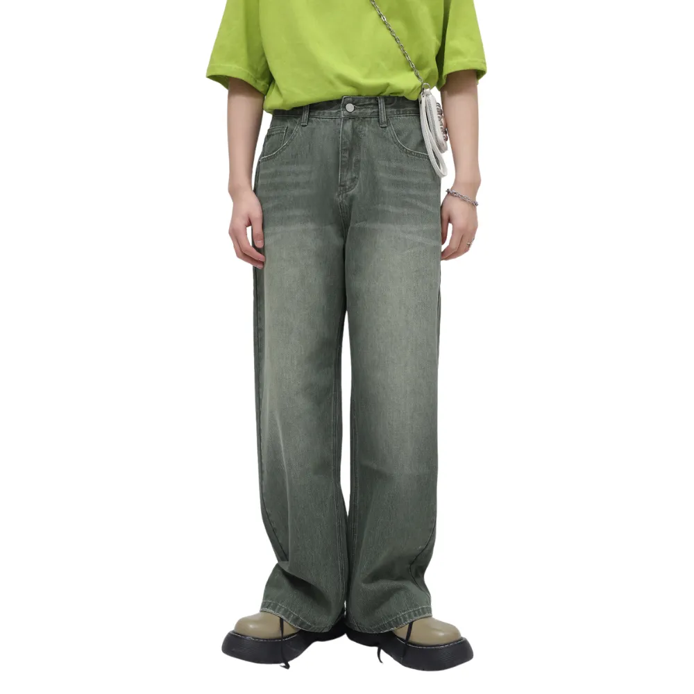 Green Washed Jeans
