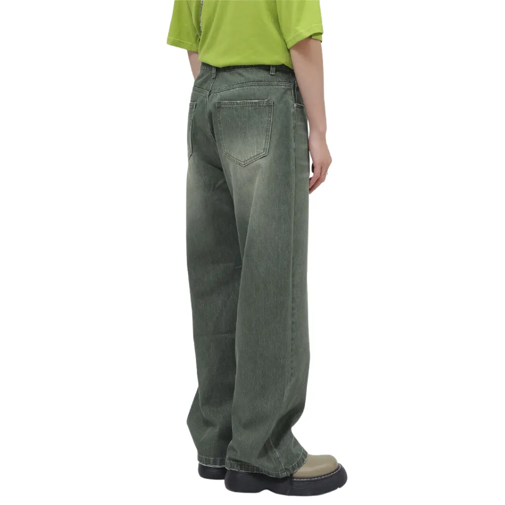 Green Washed Jeans