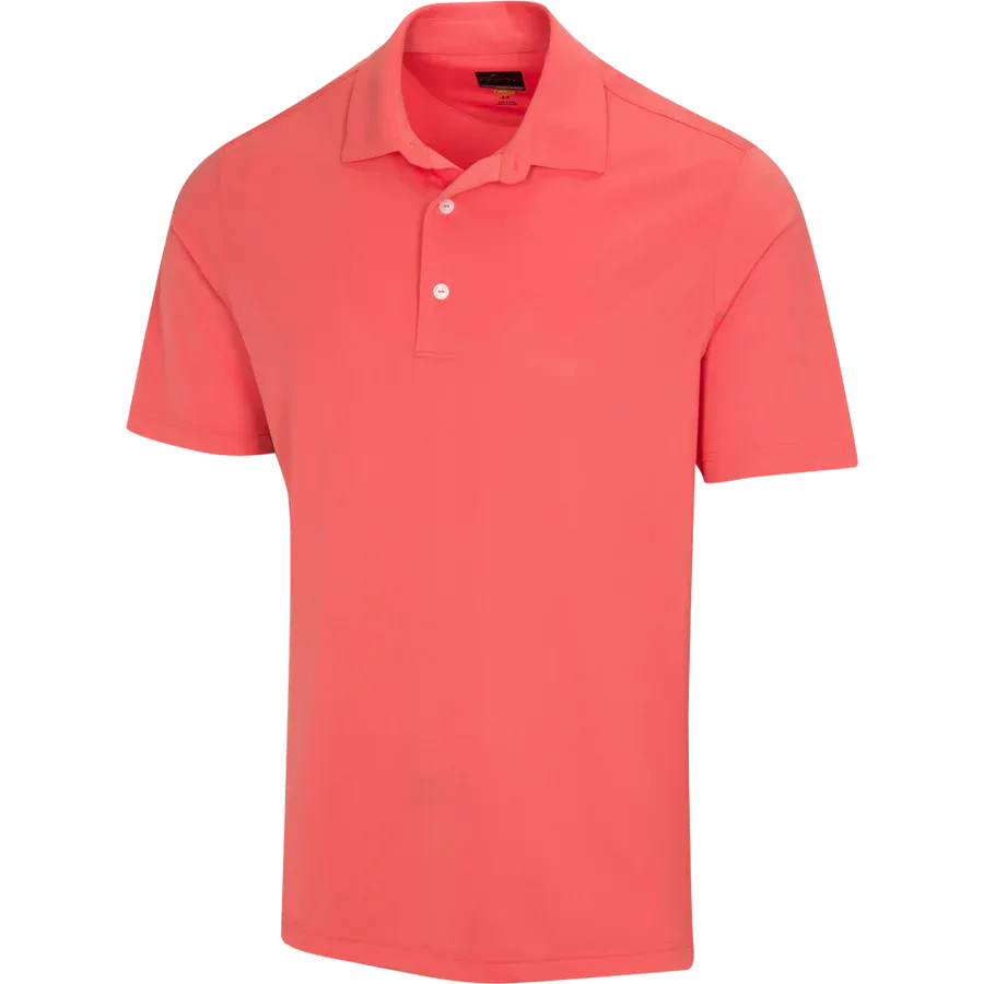Greg Norman Men's 480 Freedom Micro Pique Stretch Golf Polo T shirt