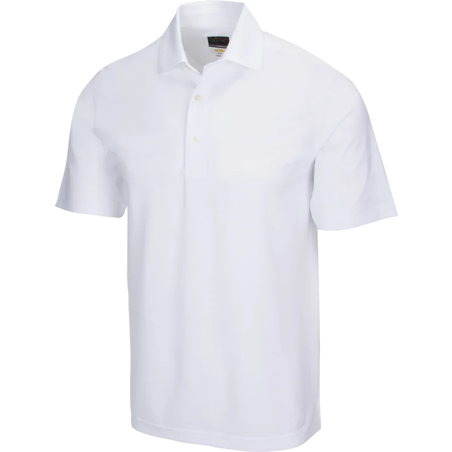 Greg Norman Men's 480 Freedom Micro Pique Stretch Golf Polo T shirt
