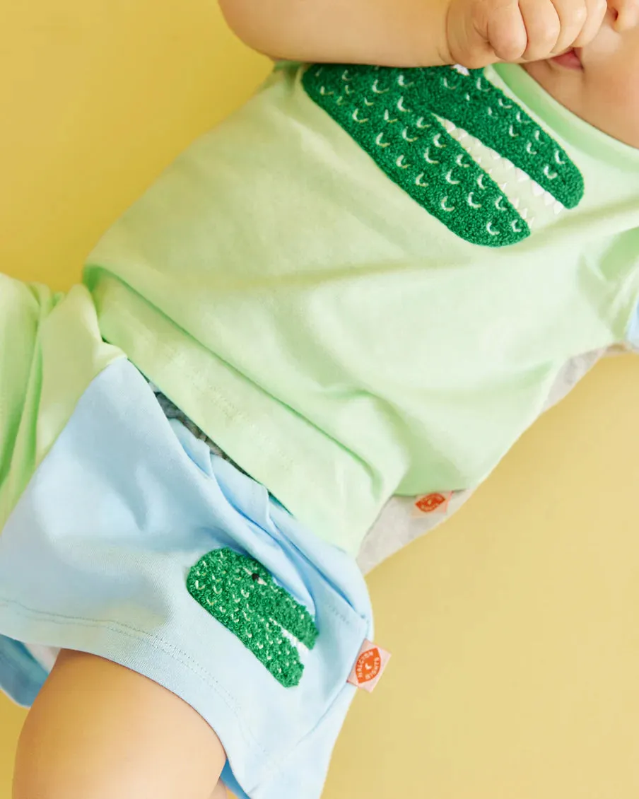 HALCYON NIGHTS CROCODILE SHORTS