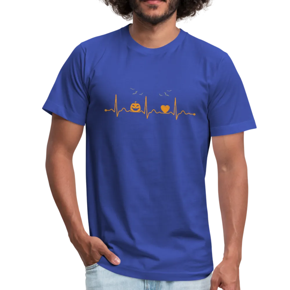 Halloween Heartbeat Men's Jersey T-Shirt