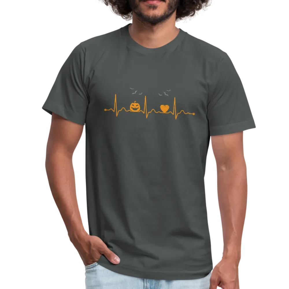 Halloween Heartbeat Men's Jersey T-Shirt