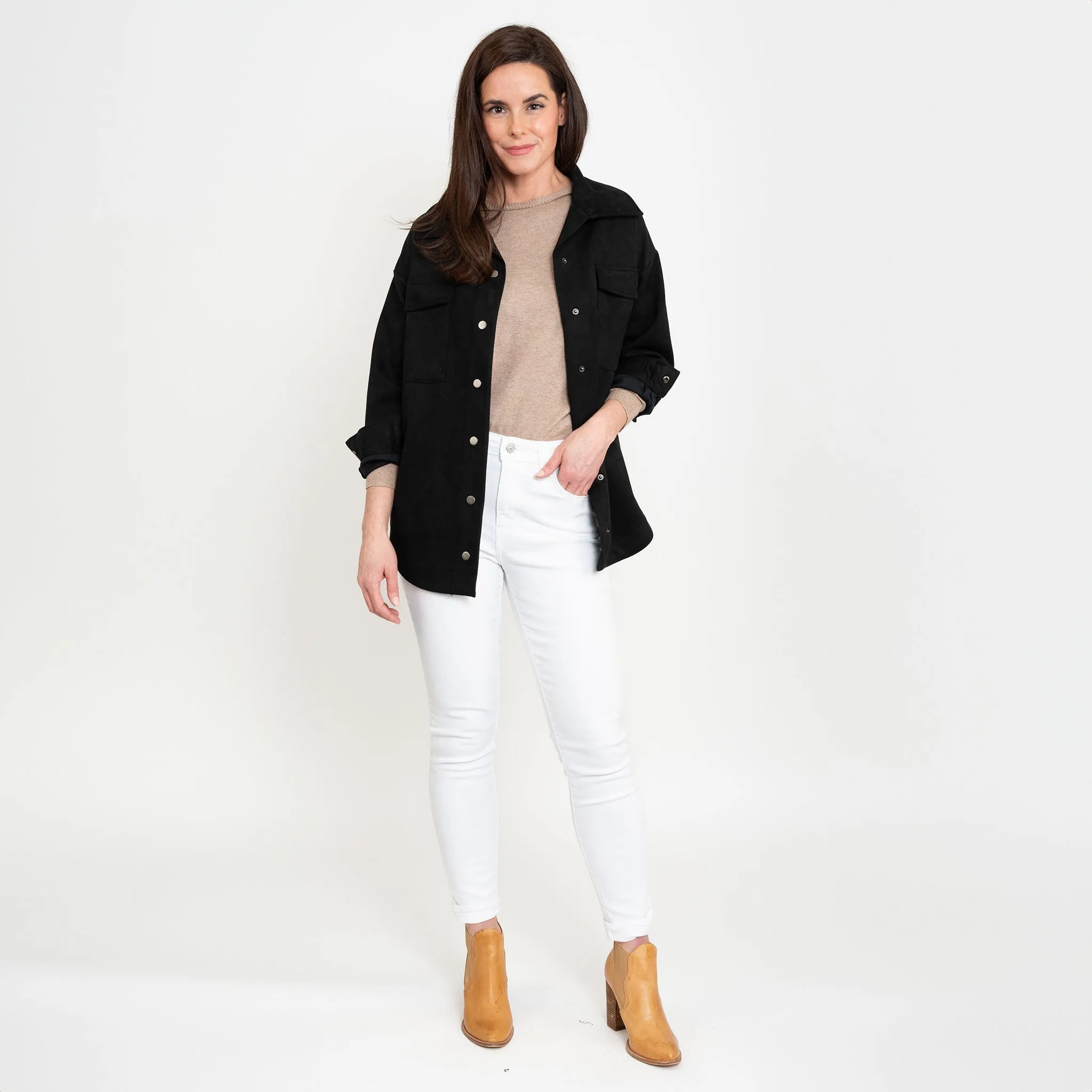 Halsey Relaxed Poncho Sweater