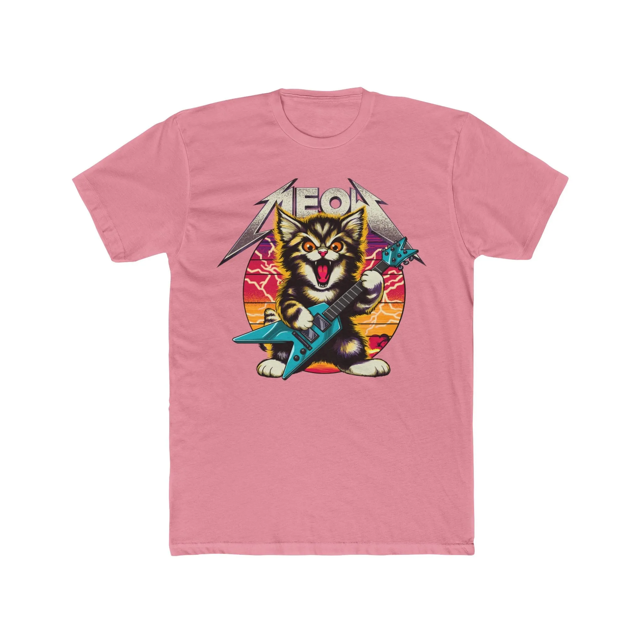 Hard Rock Kitty On Next Level T-Shirt