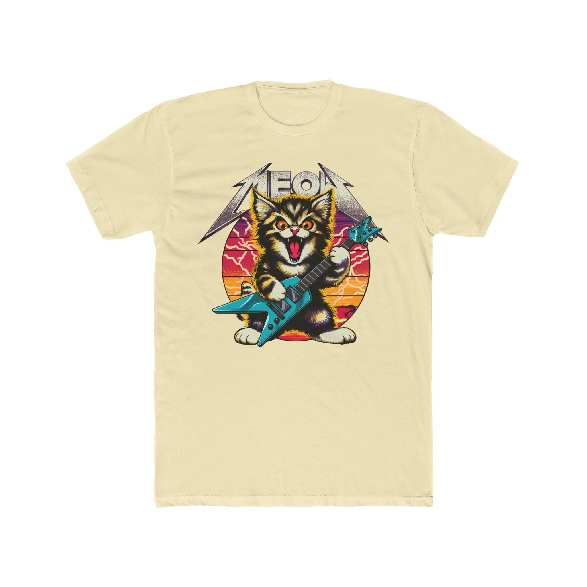 Hard Rock Kitty On Next Level T-Shirt