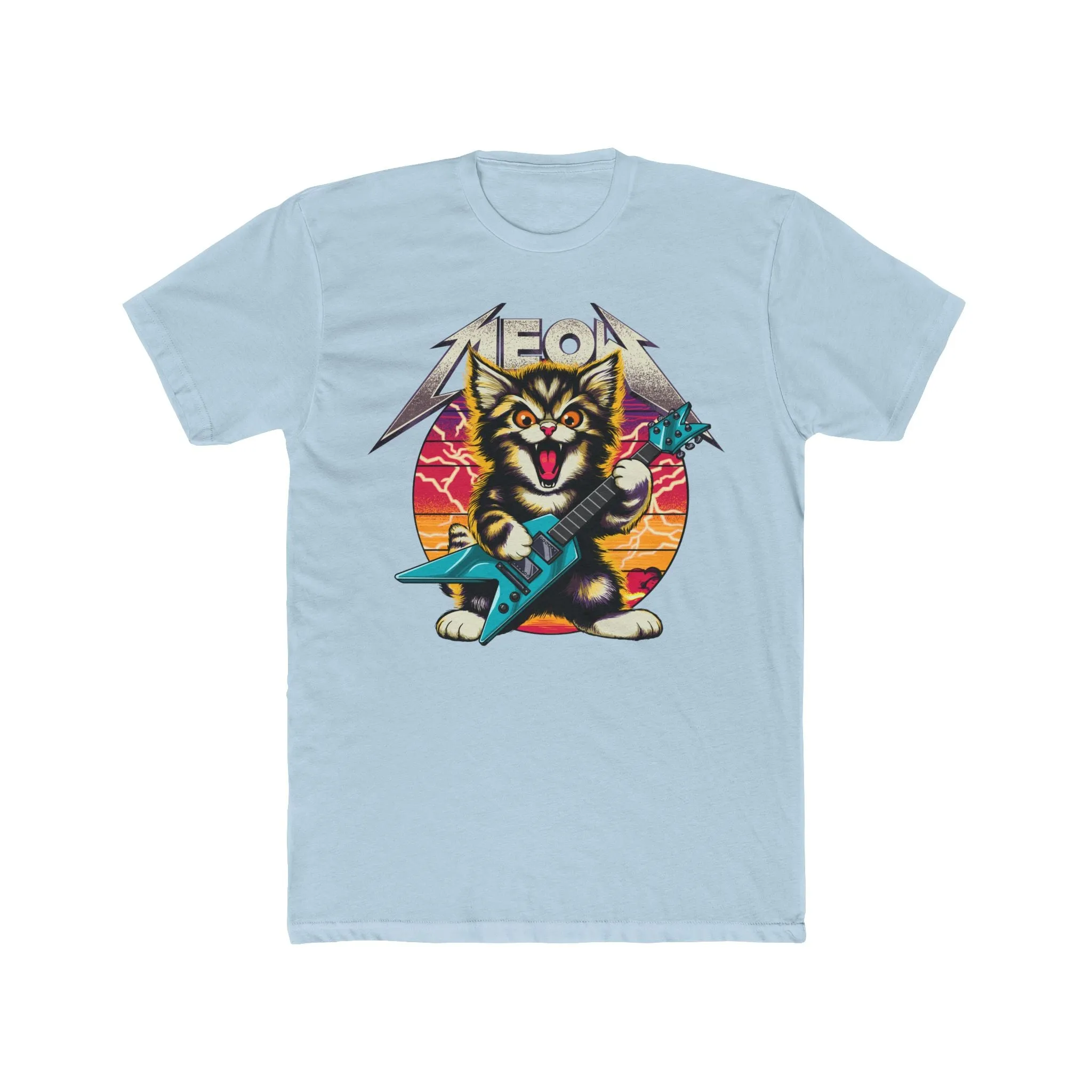 Hard Rock Kitty On Next Level T-Shirt