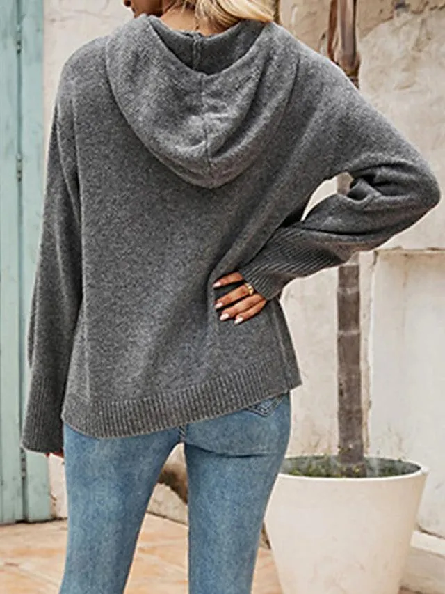 Harlow - Plain Hoodie Sweater