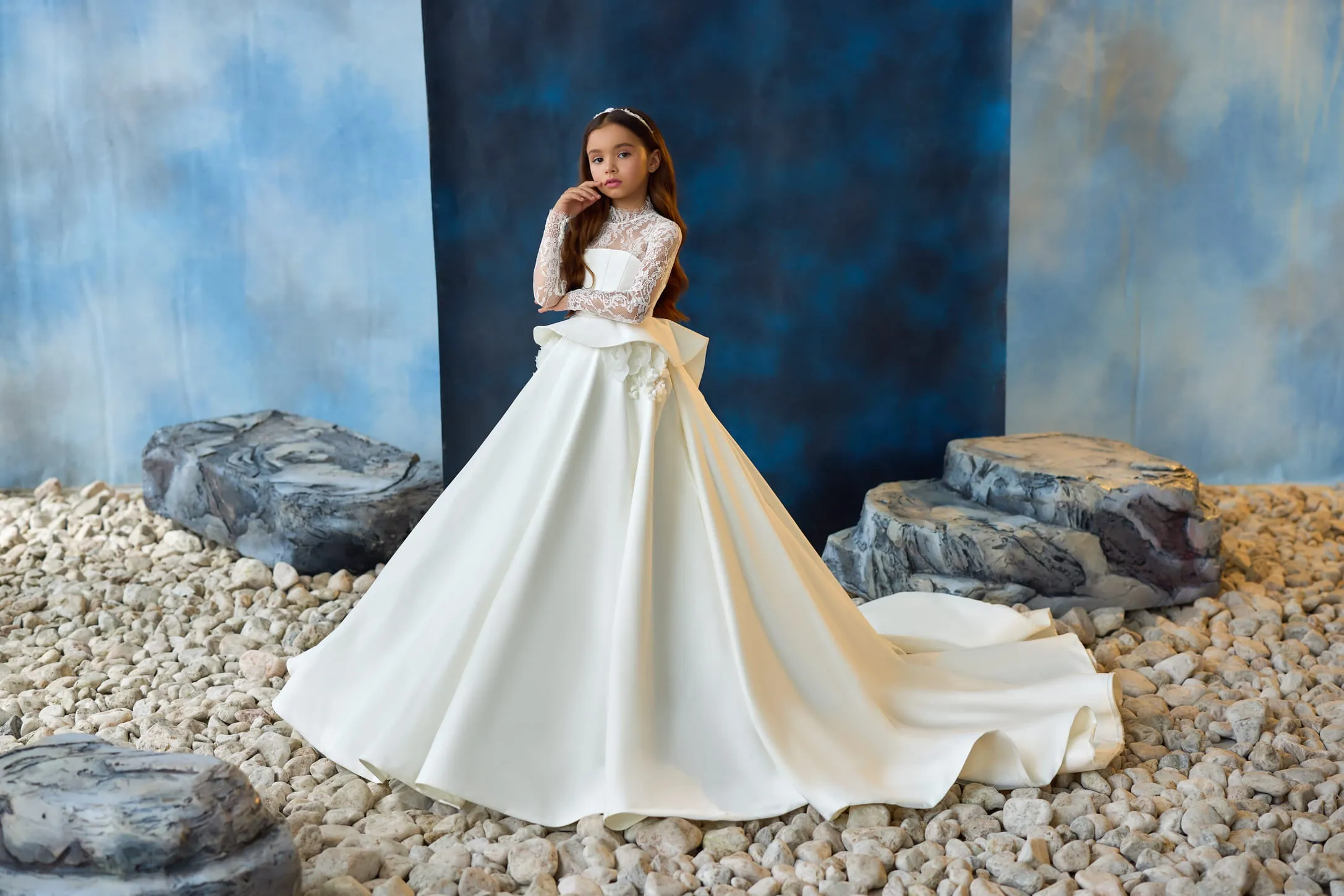 Heavenly Lace Communion Dress