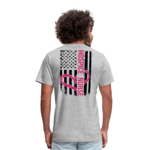 Hospice Nurse Flag Unisex Jersey T-Shirt by Bella   Canvas