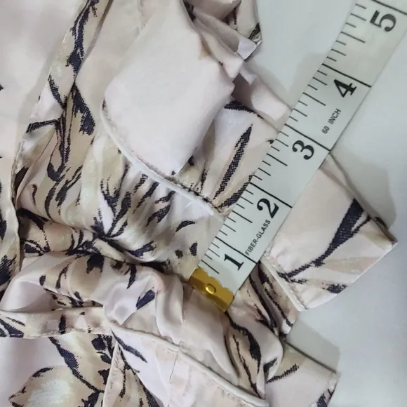 House‎ of Harlow 1960s Tropical Satin PJ Shorts Set Size Large