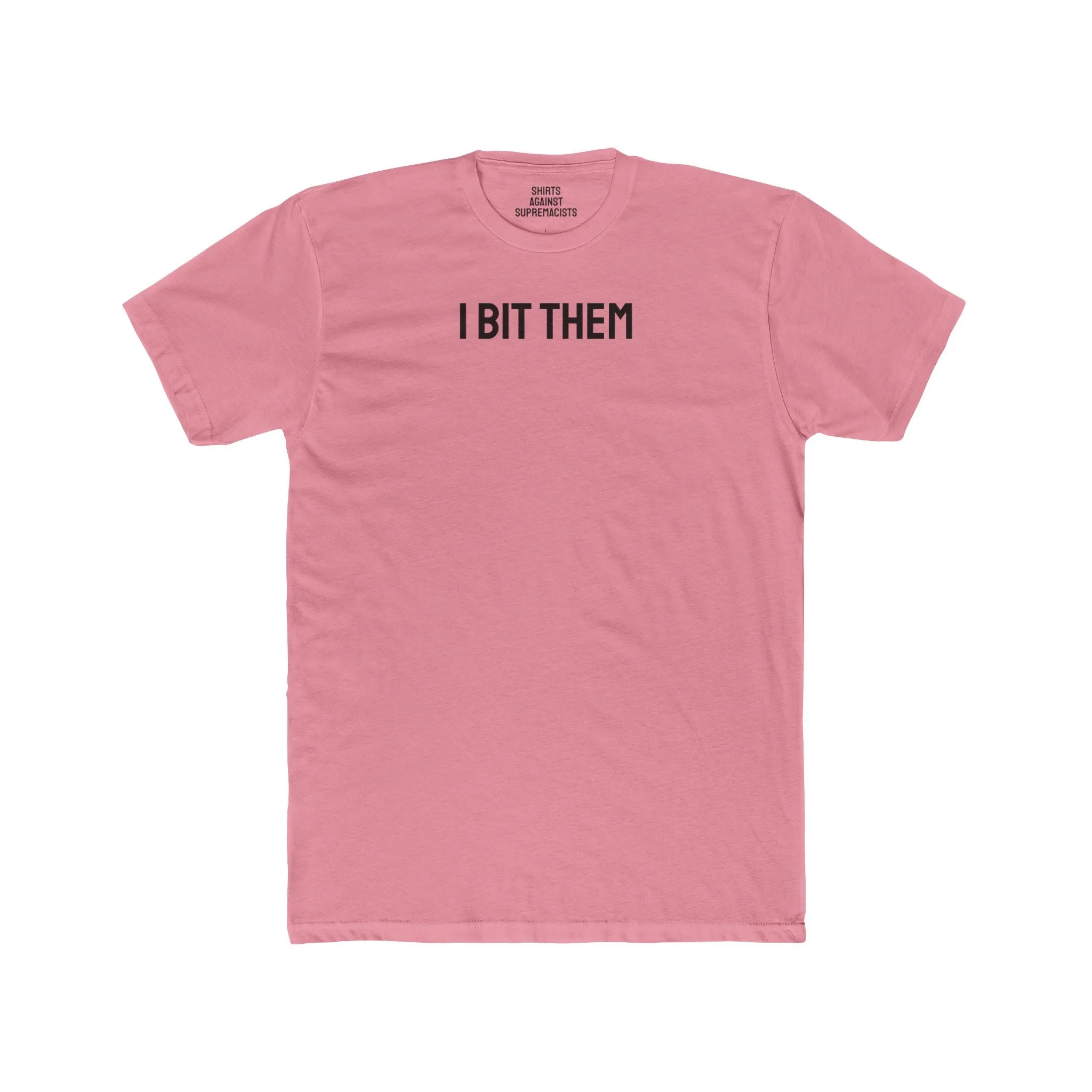 I Bit Them - Couple's Unisex Cotton Crew Tee