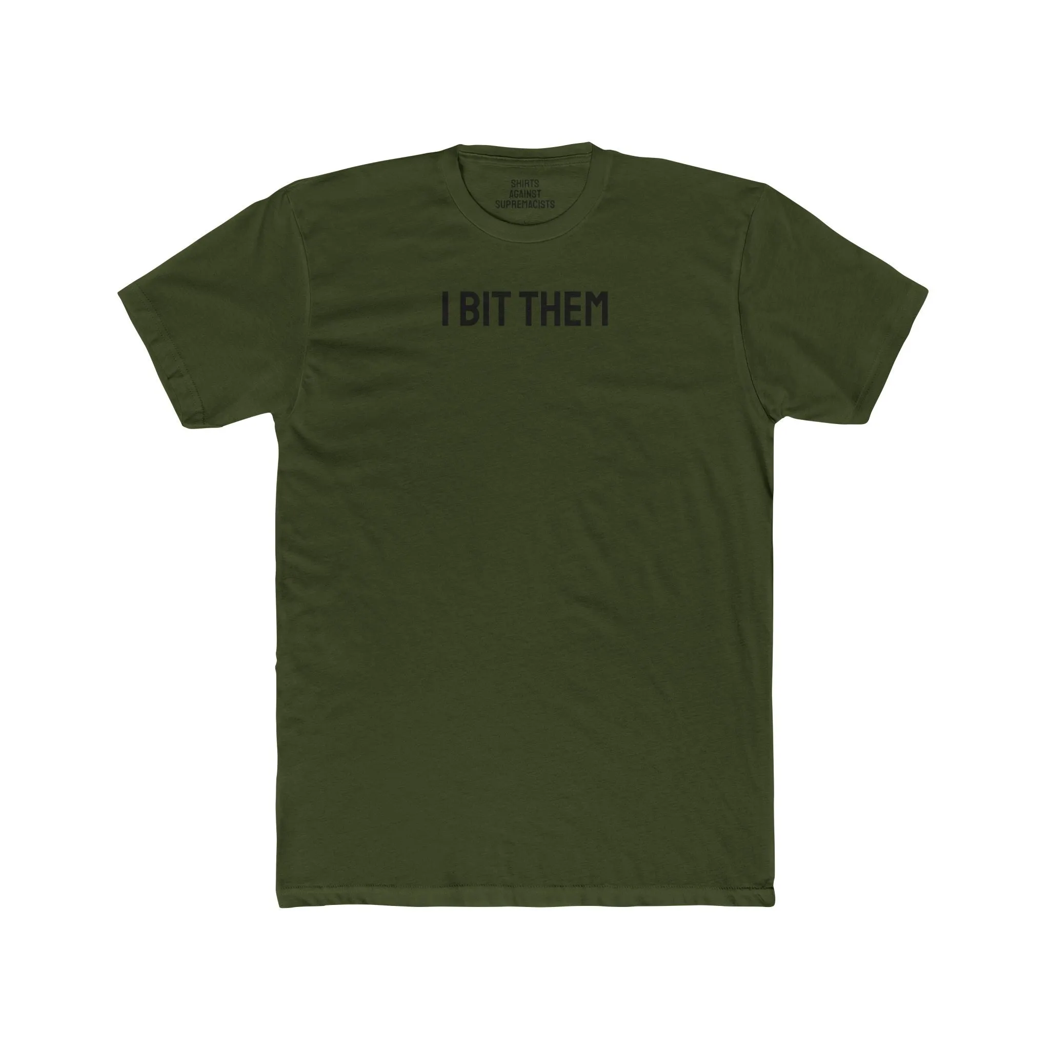 I Bit Them - Couple's Unisex Cotton Crew Tee