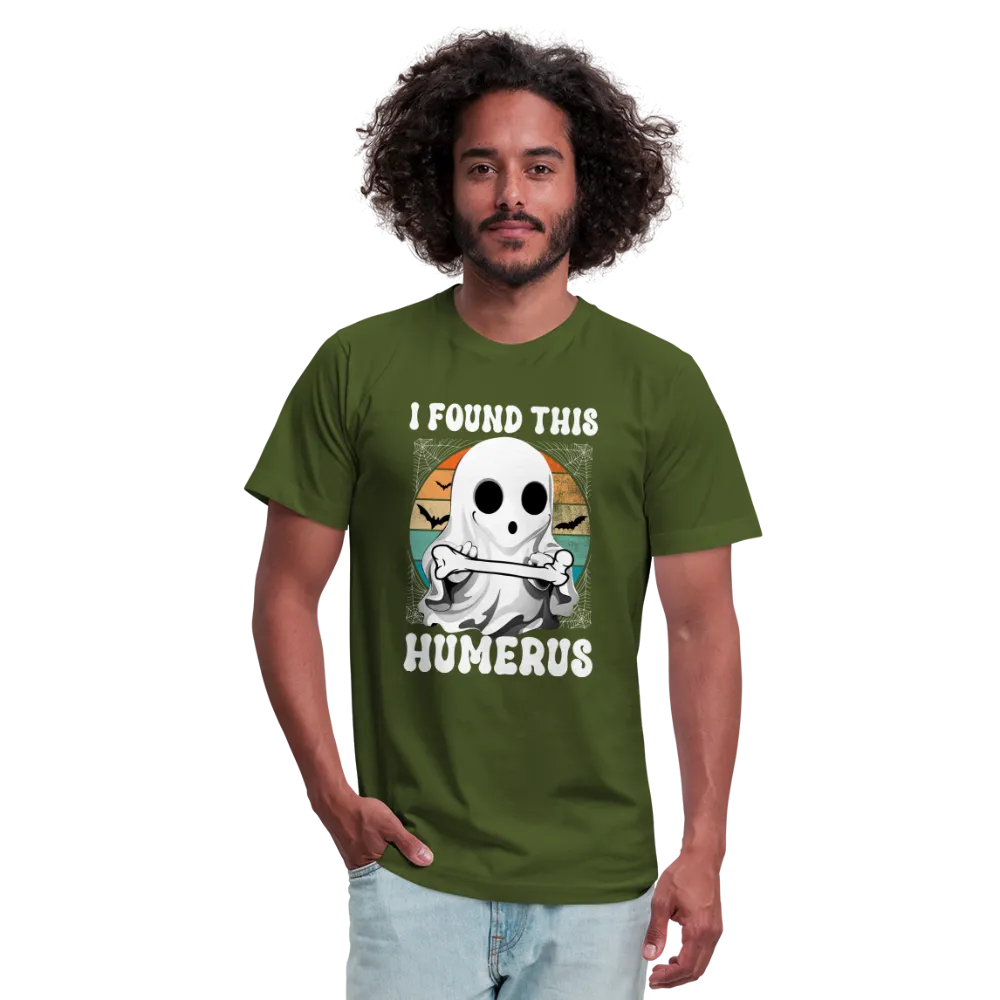 I Found This Humerus Unisex Jersey T-Shirt by Bella   Canvas