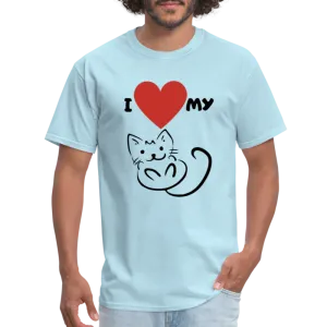 I HEART MY CAT Men's T-Shirt