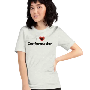 I Heart w/ Paw Conformation T-Shirts - Light