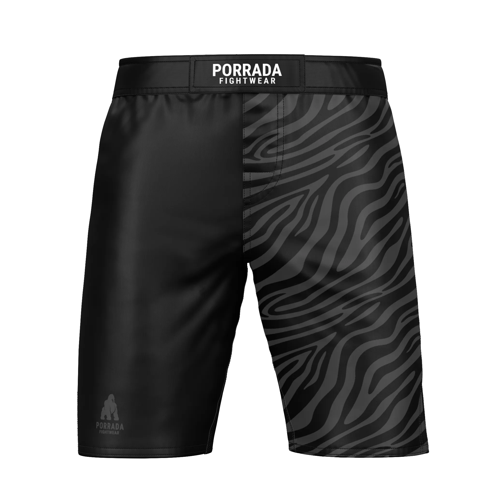 IBJJF BLACK RANKED FIGHT SHORTS