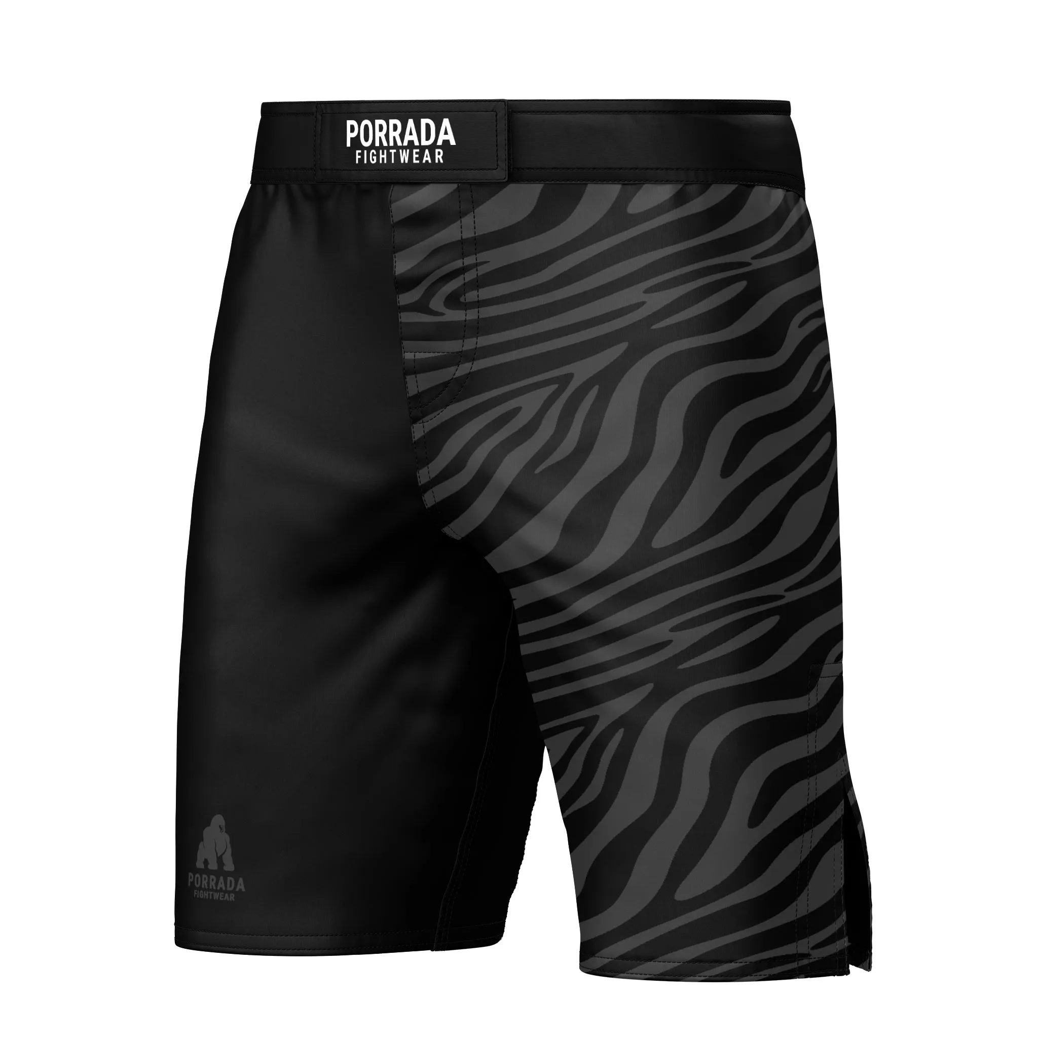 IBJJF BLACK RANKED FIGHT SHORTS