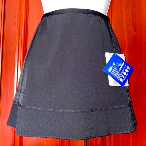IBKUL Crystal Pleated Mini Skirt Skort Preppy Golf Tennis PickleBall Resort New