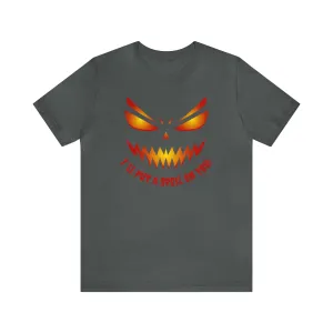 I'll Put a Spell on You Halloween T-Shirt | Creepy Jack-o'-Lantern Face Tee |  Bella Canvas 3001Unisex | Haunted Short Sleeve Tshirt