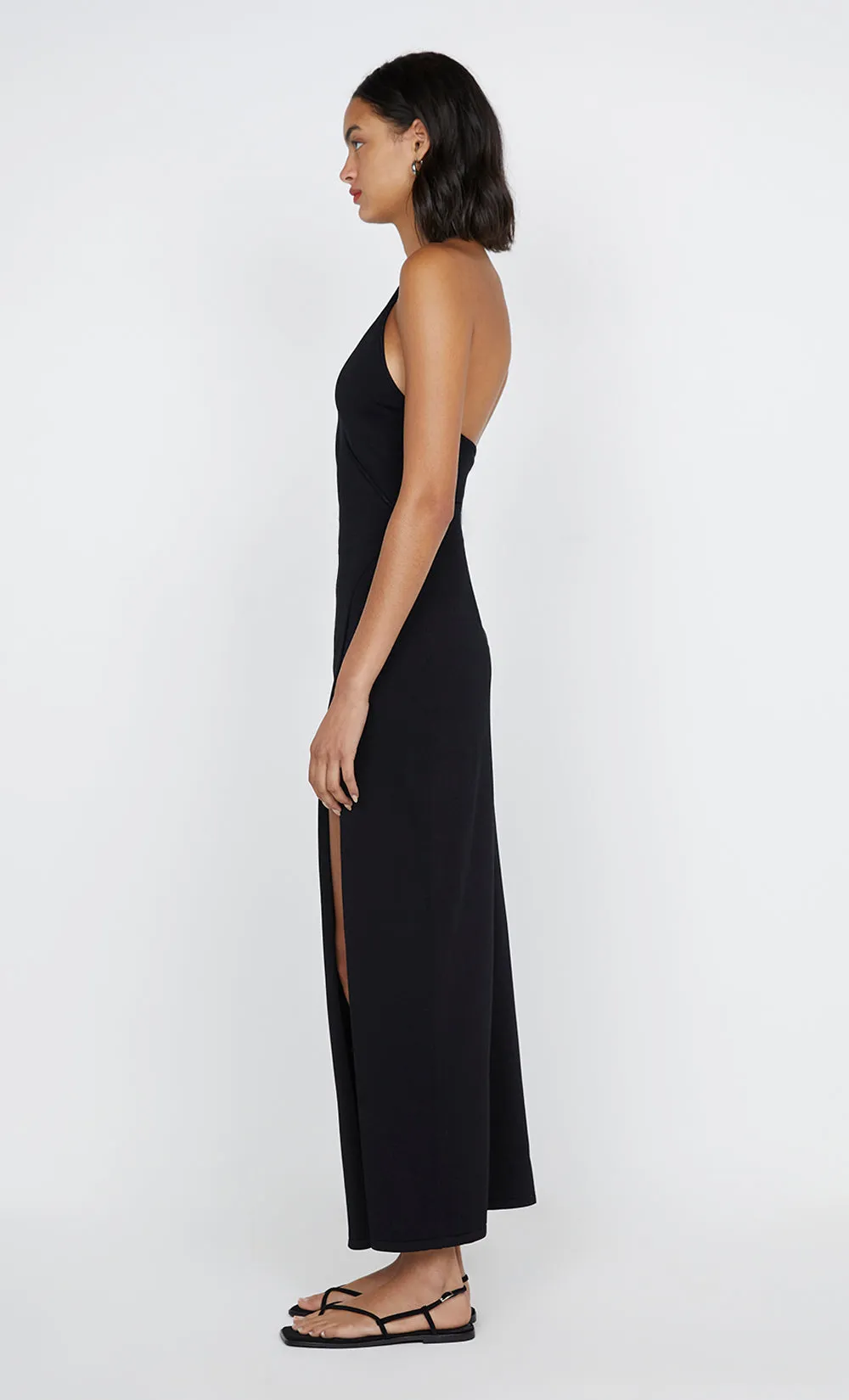 Irie Halter Dress Black