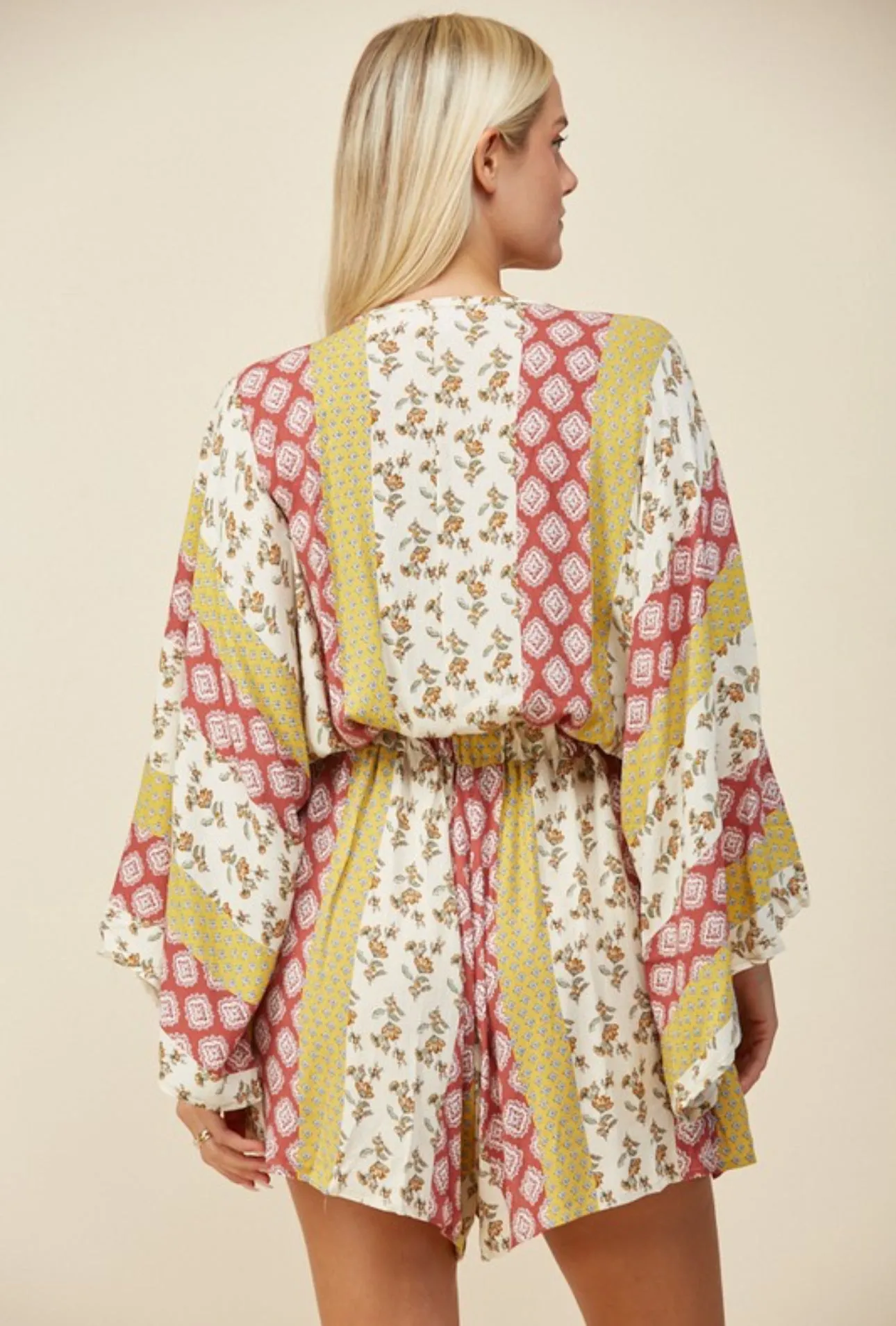 It’s a Vibe Tropical Print Romper