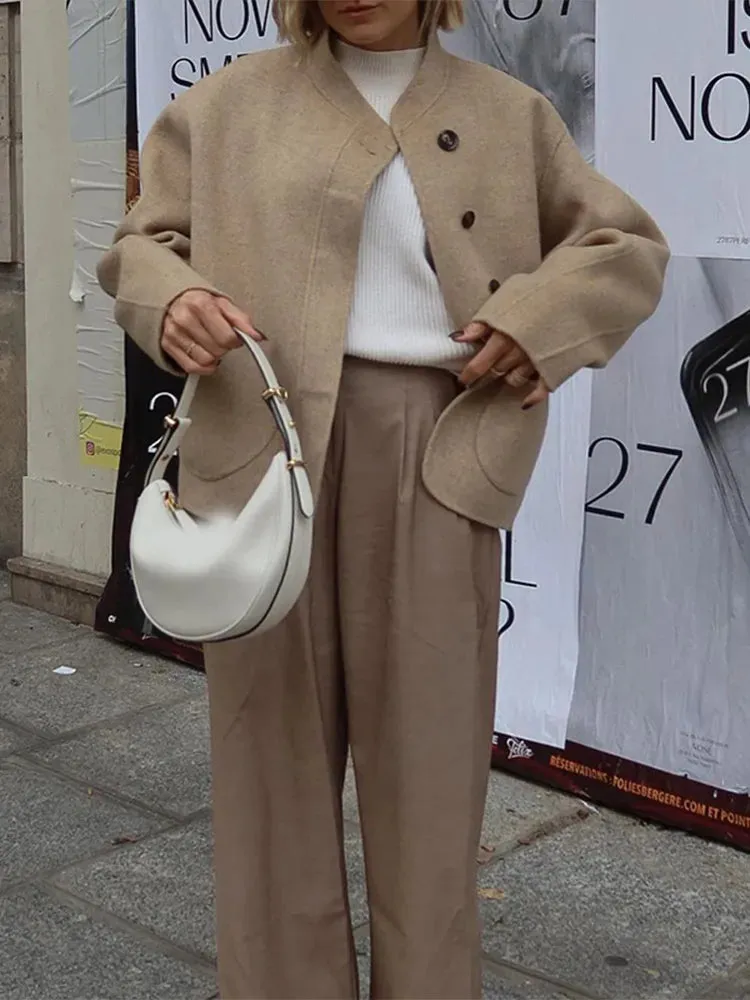 Ivy | Oversized Wool Blend Coat