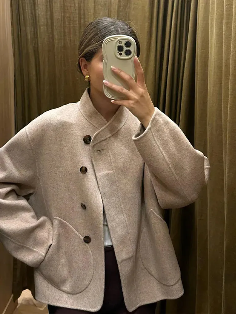 Ivy | Oversized Wool Blend Coat