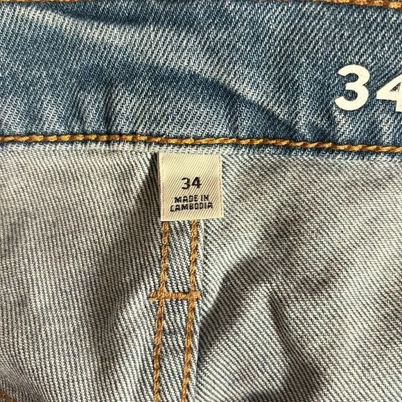 J. Crew Distressed Demi Boot Crop Jeans Size 34