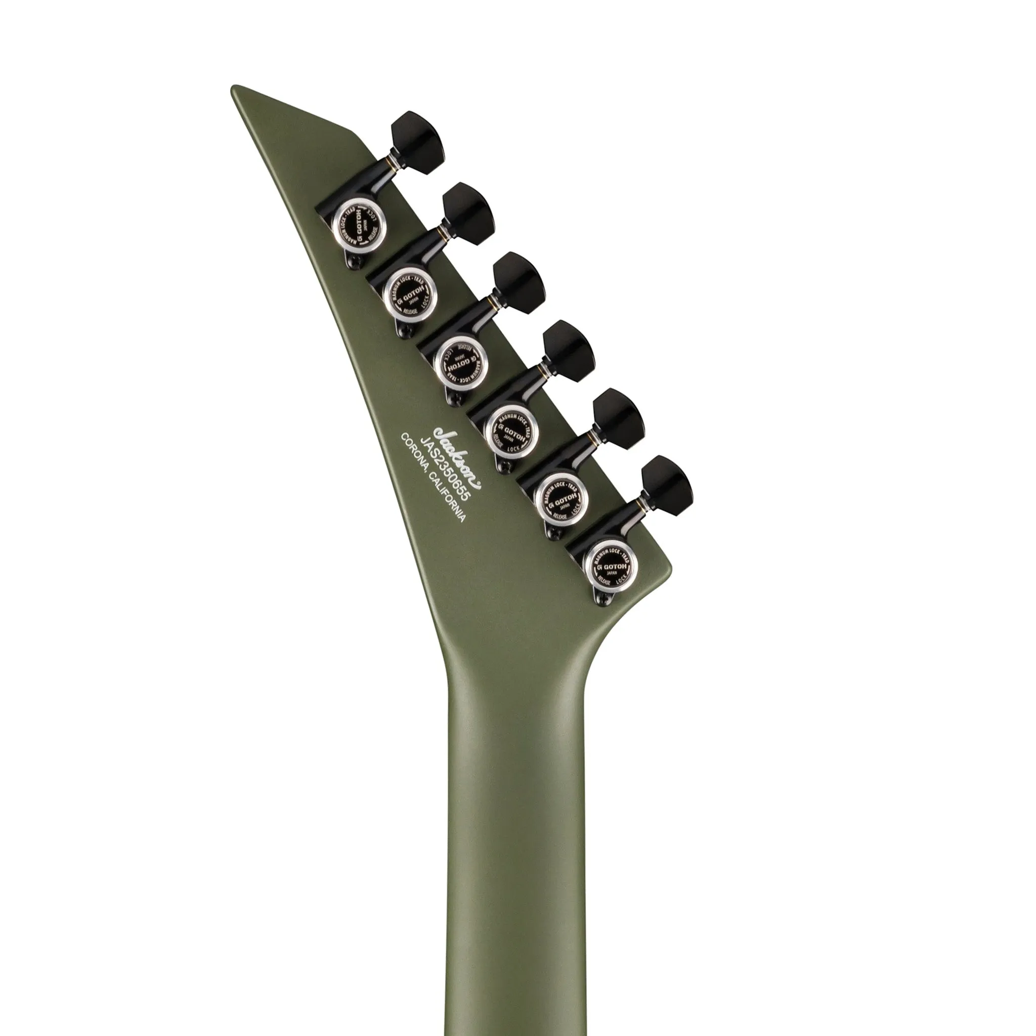 Jackson American Series Soloist SL2 HT MG Electric Guitar, Matte Army Drab